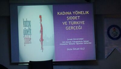 İdil MYO'da, “Kadına Yönelik Şiddet ve Türkiye Gerçeği” Konulu Konferans Düzenlendi